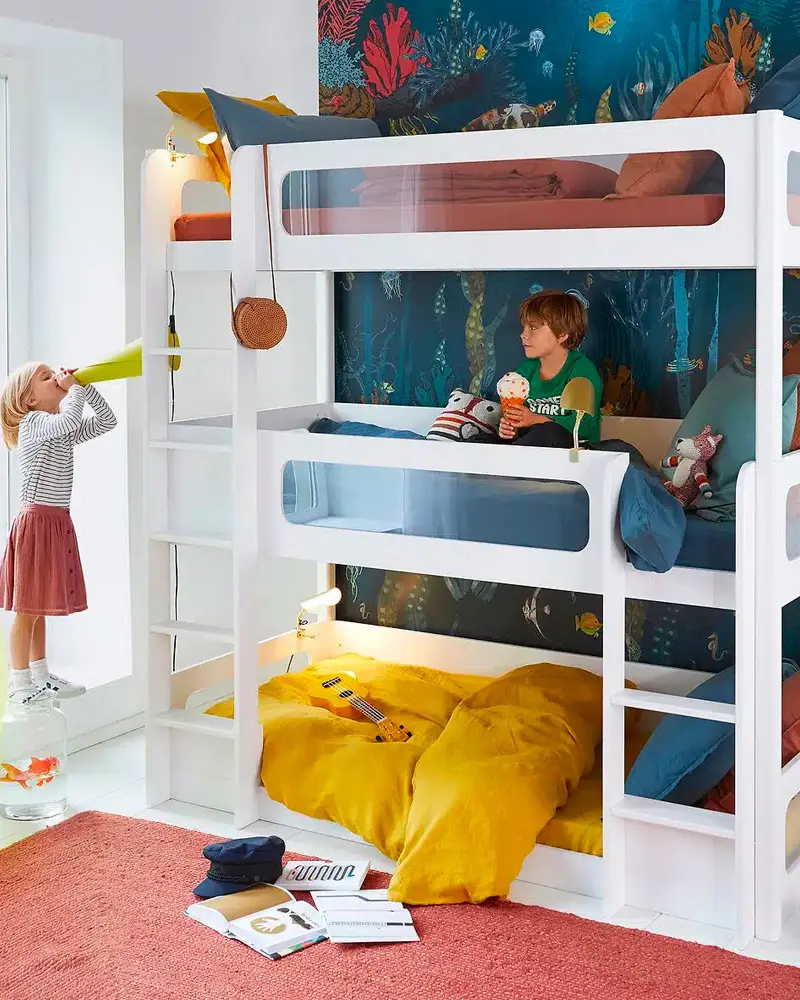 lits superposes deco dortoir enfant