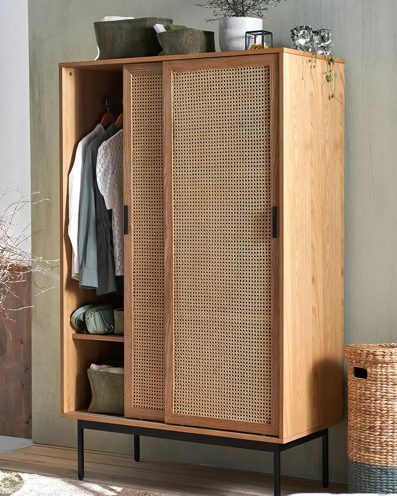 armoire en cannage portes coulissantes La Redoute