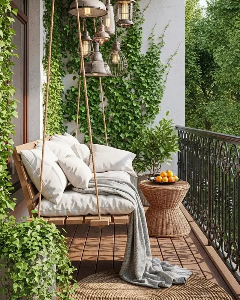 deco balcon boheme minimaliste