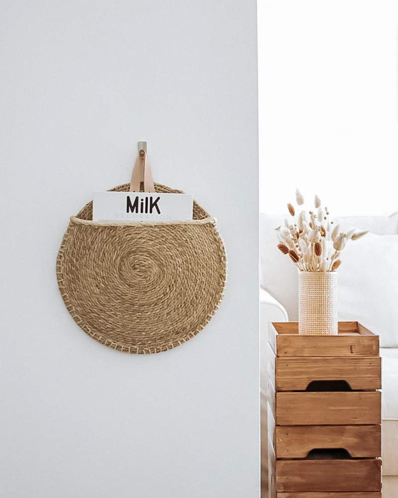 porte magazine set table mural diy