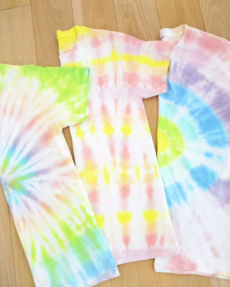 tee shirt diy tie and dye