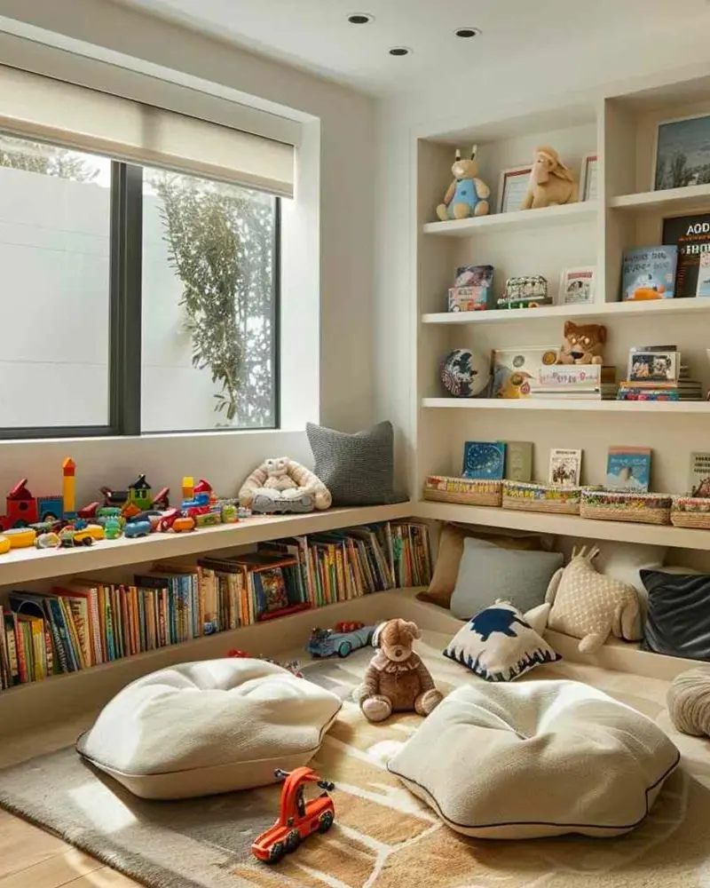 salle de jeux coin lecture enfant