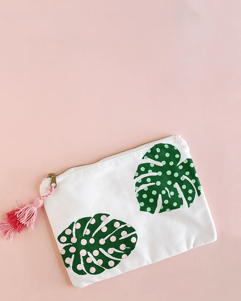 trousse tissu diy peinture