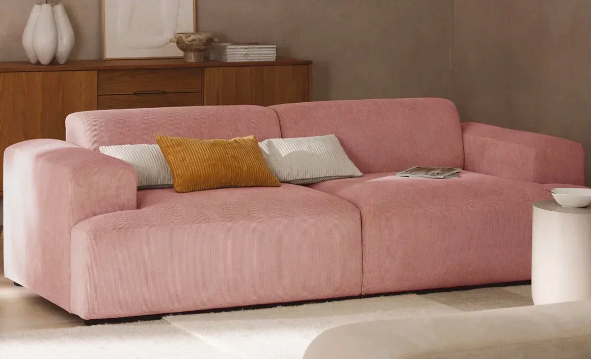 acheter canape velours cotele