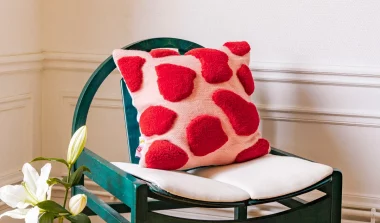 acheter coussin motif colore