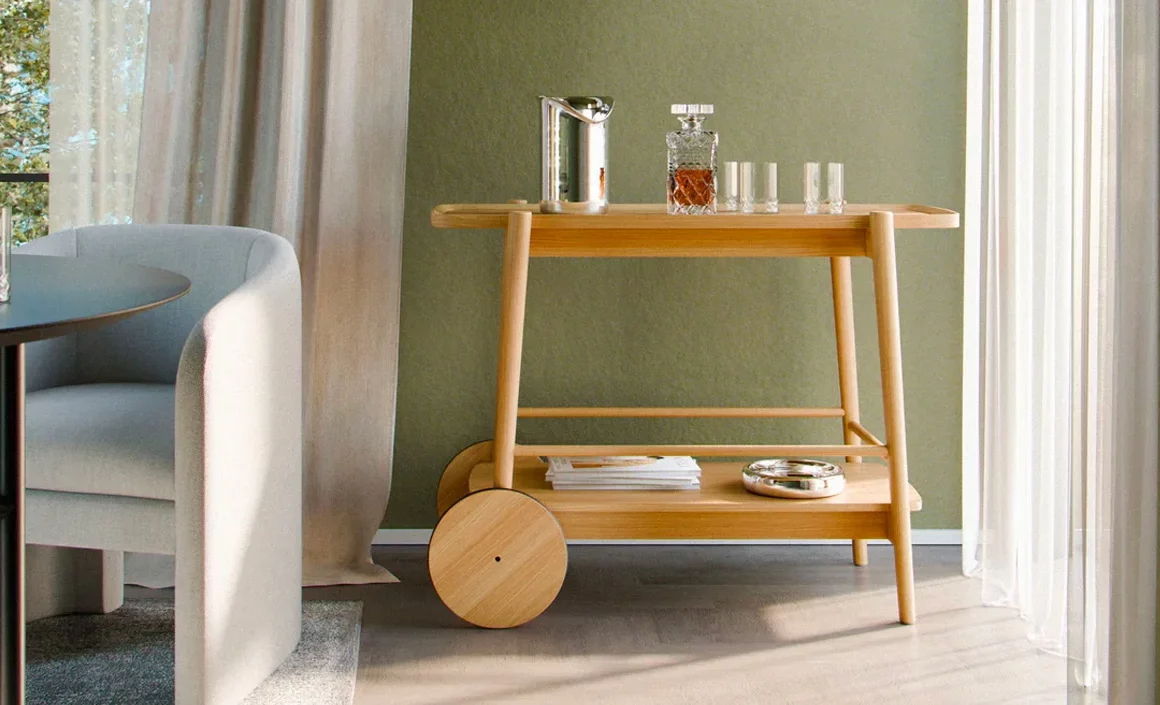 acheter desserte roulettes