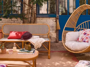 acheter meuble jardin rotin