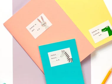 fabriquer etiquette rentree diy