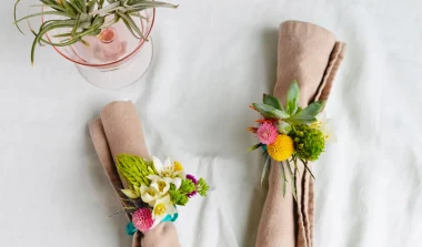 fabriquer rond de serviette diy