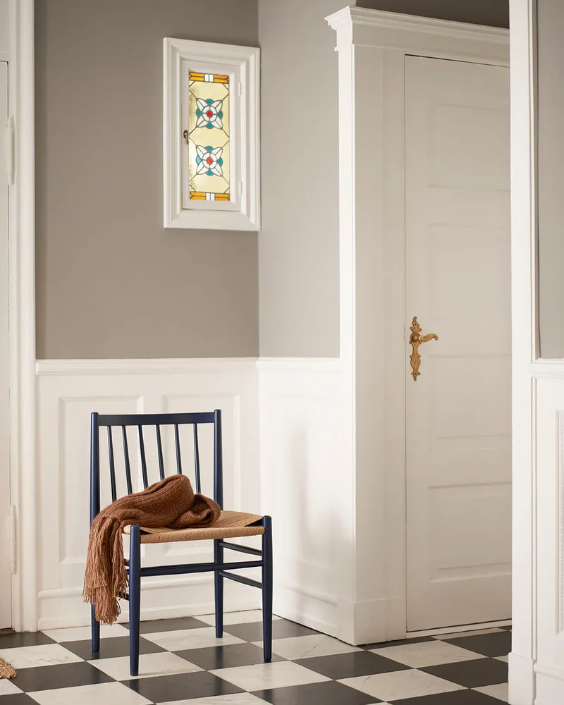 Chaise scandinave bleu foncé Westwing
