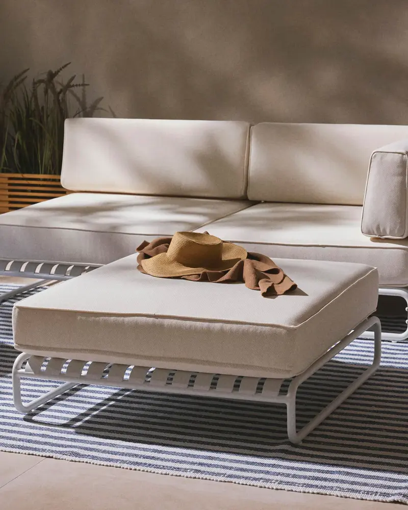 tabouret jardin metal