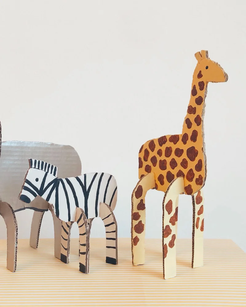 animal carton diy