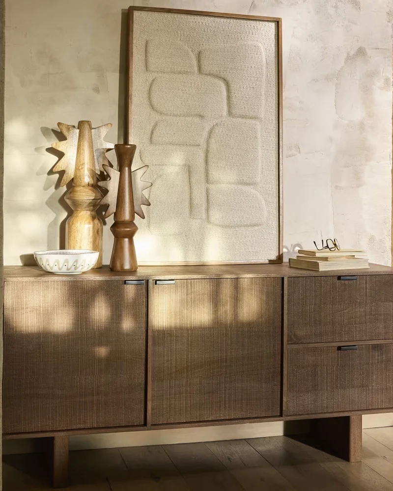 Buffet bois style ethnique Maisons du Monde