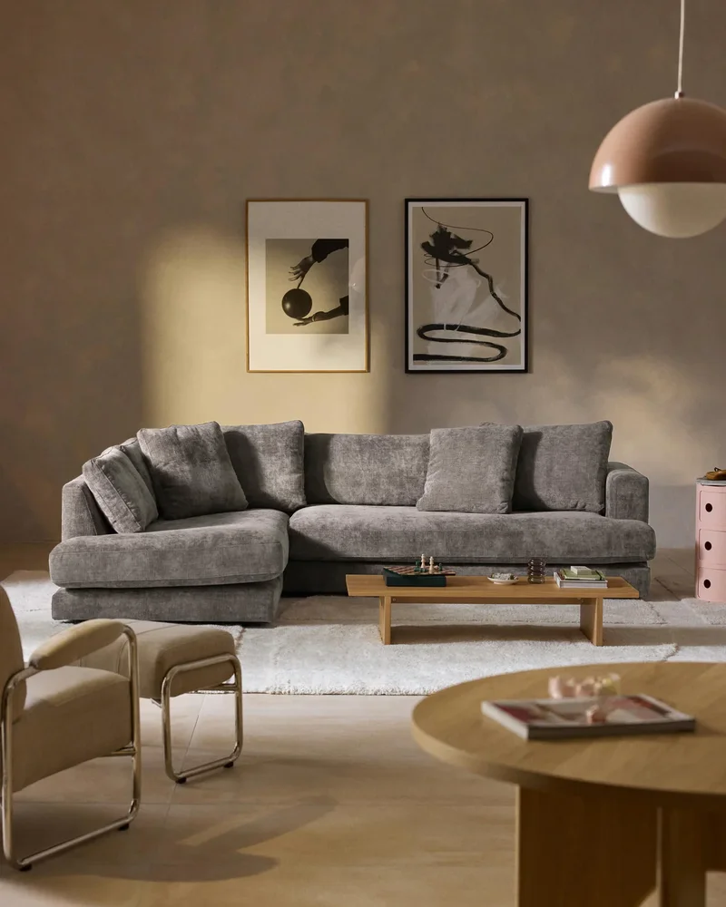 Canapé d'angle gris Westwing