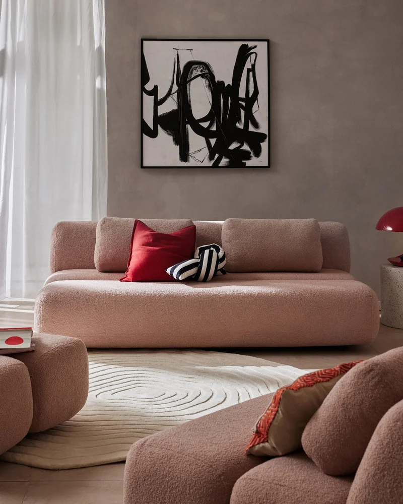 Canapé convertible rose Westwing