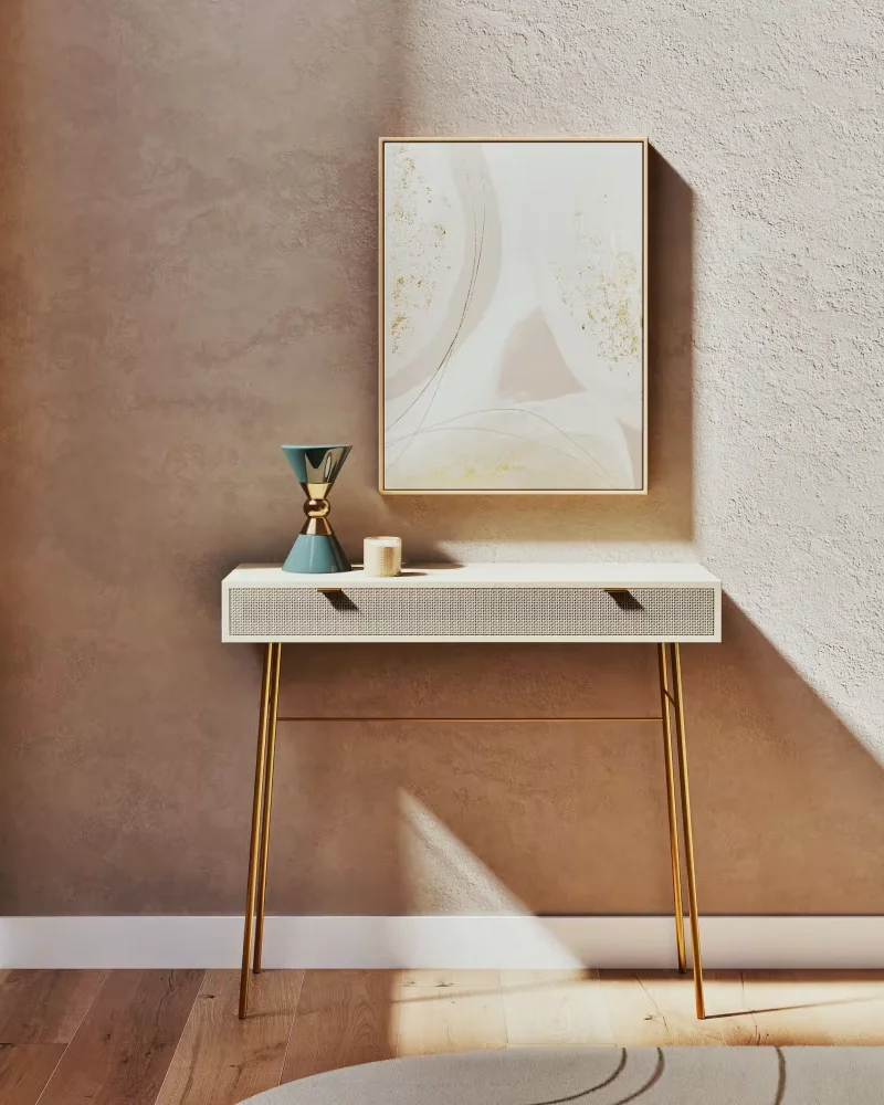 Console avec tiroir en cannage Maisons du Monde