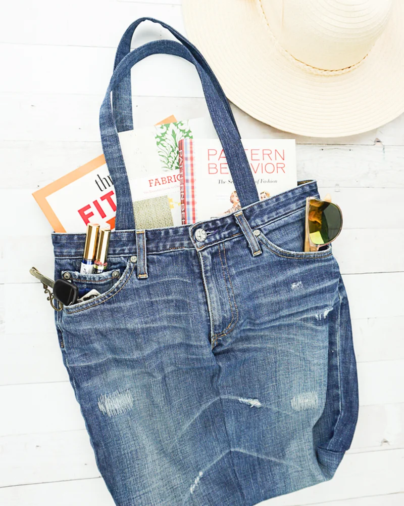 totebag couture jean diy