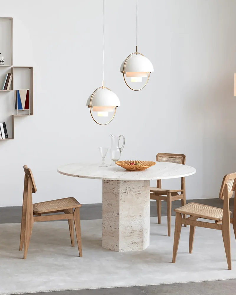Chaise en cannage et chêne clair Westwing
