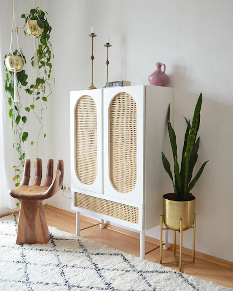 ikea hack ivar cannage