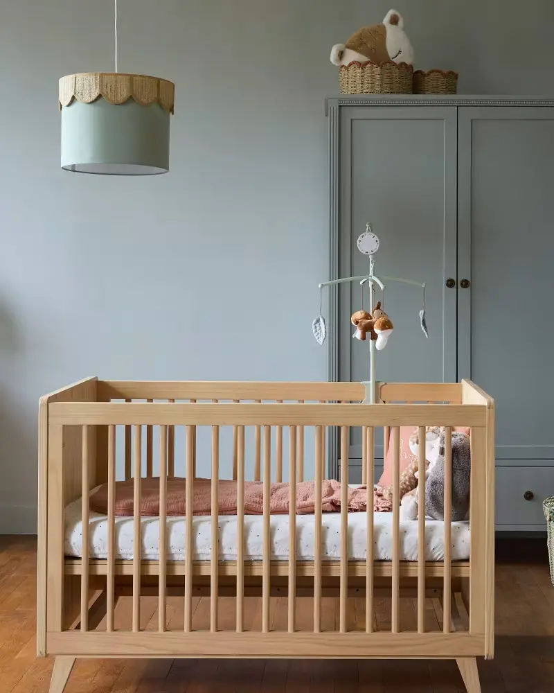 suspension festonnee cannage verte