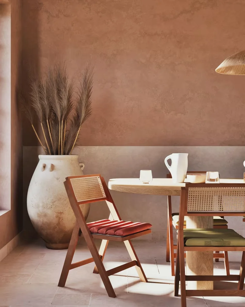Chaise pliante en cannage Maisons du Monde