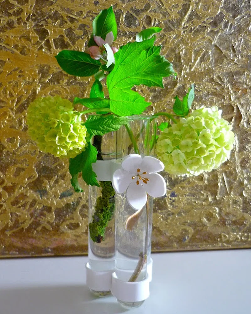 fleur plastique fou diy