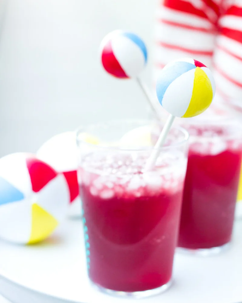 melangeur boisson diy ballon plage