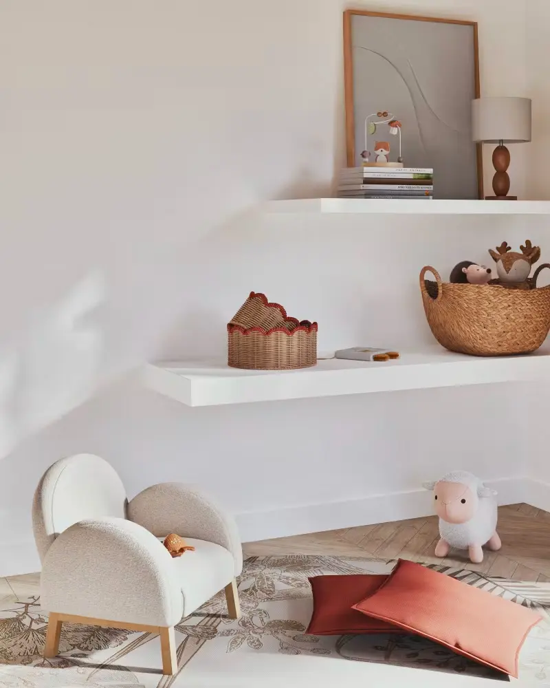 panier rangement festonne