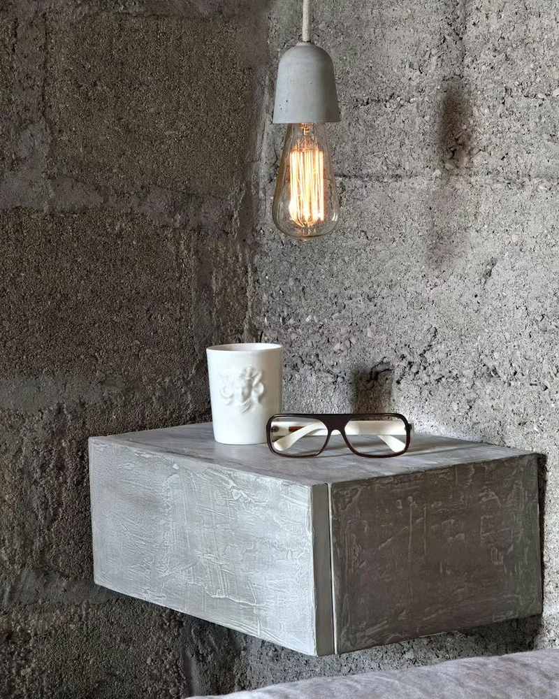 table chevet beton diy