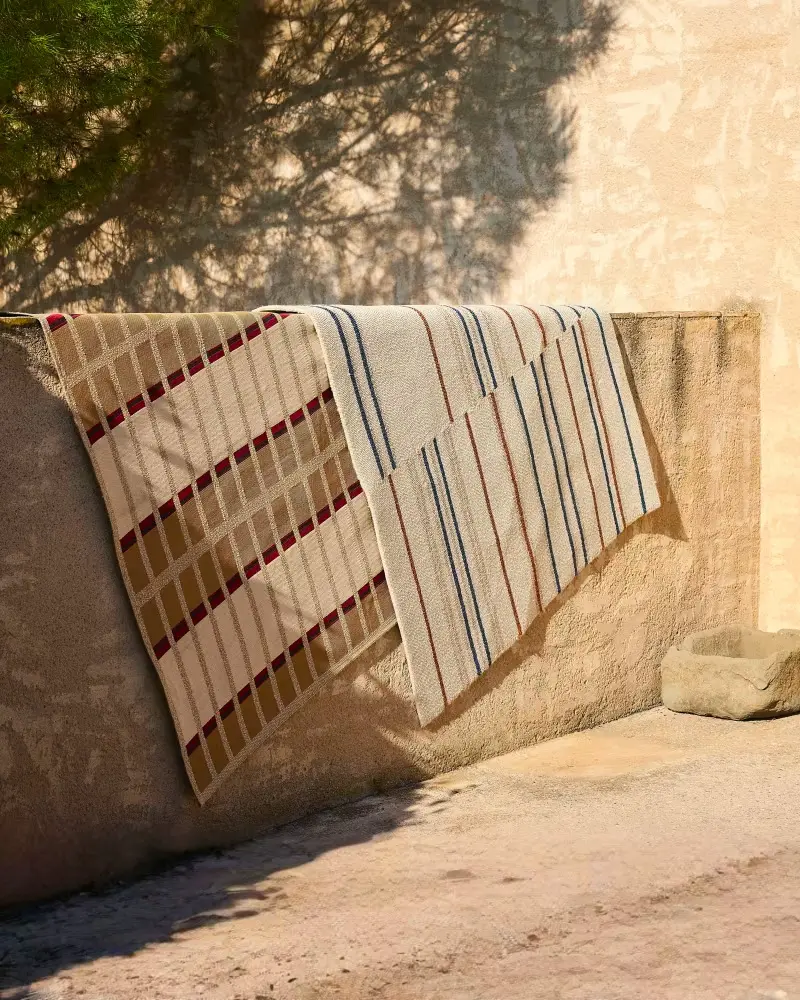 tapis jardin exterieur terracotta