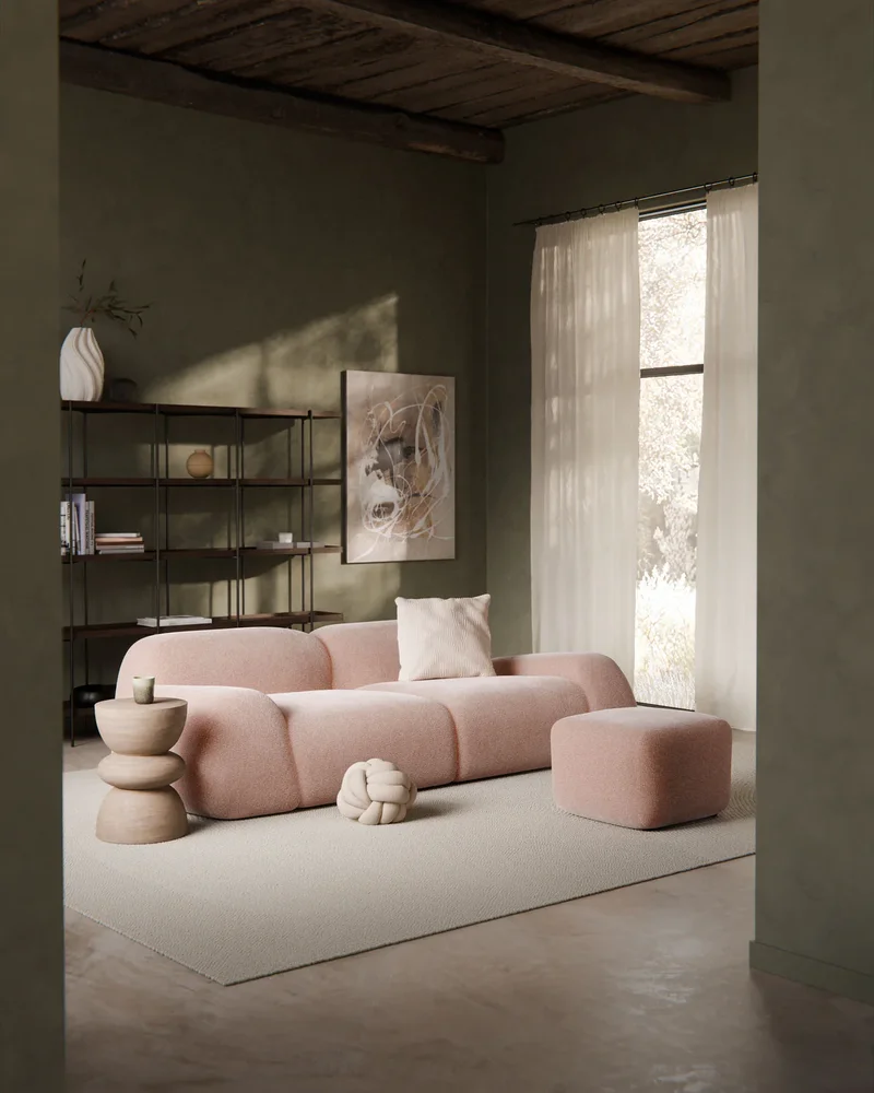 Canapé modulable rose Westwing