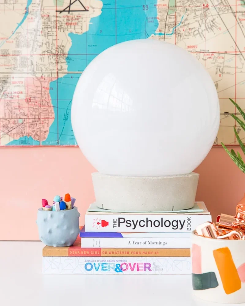 lampe ikea hack beton diy