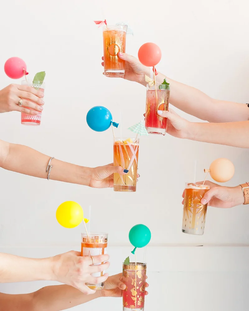 melangeur boisson diy ballon
