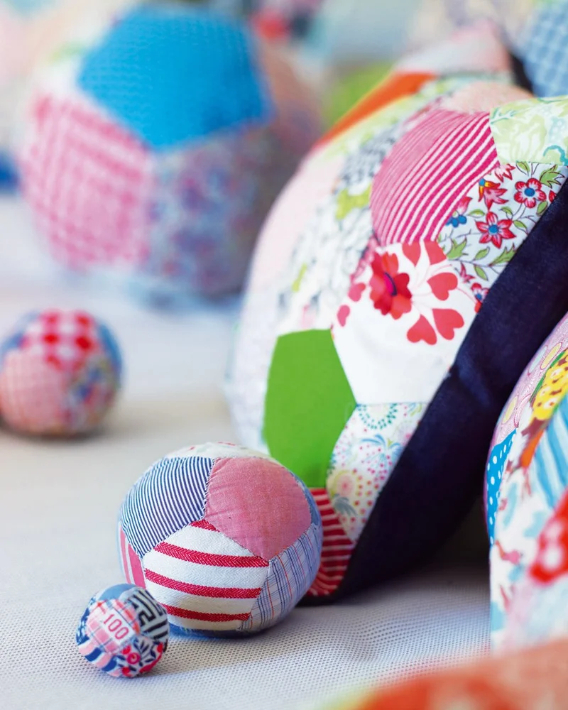 ballon patchwork tissu diy