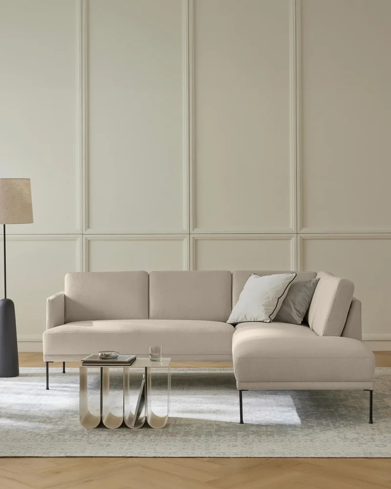 Canapé d'angle minimaliste Westwing