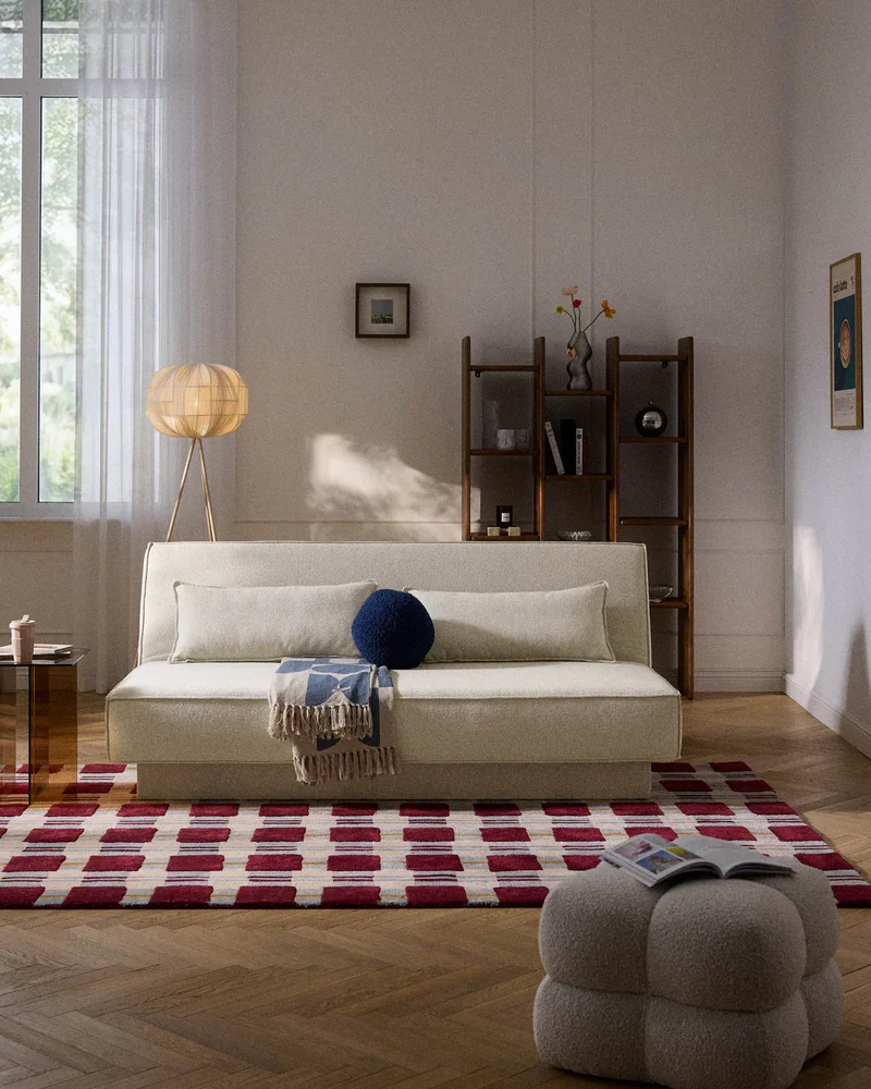 Canapé convertible clic clac avec rangement Westwing