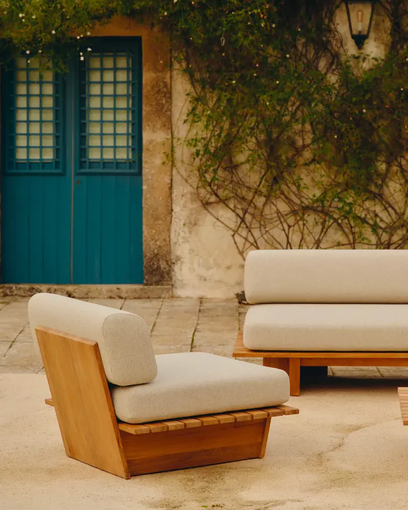 fauteuil jardin teck