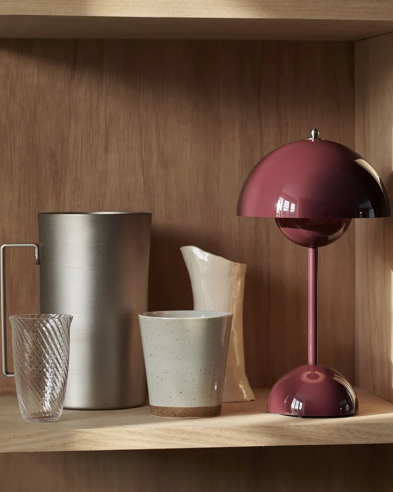 Lampe champignon bordeaux madeindesign.com