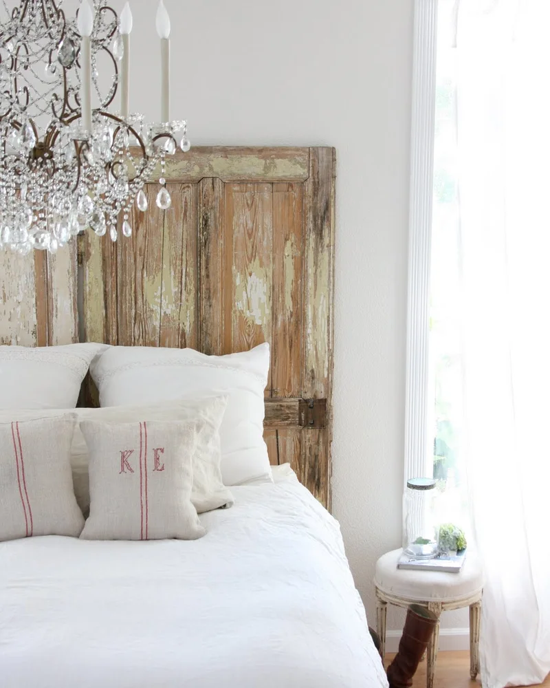 tete de lit diy porte bois