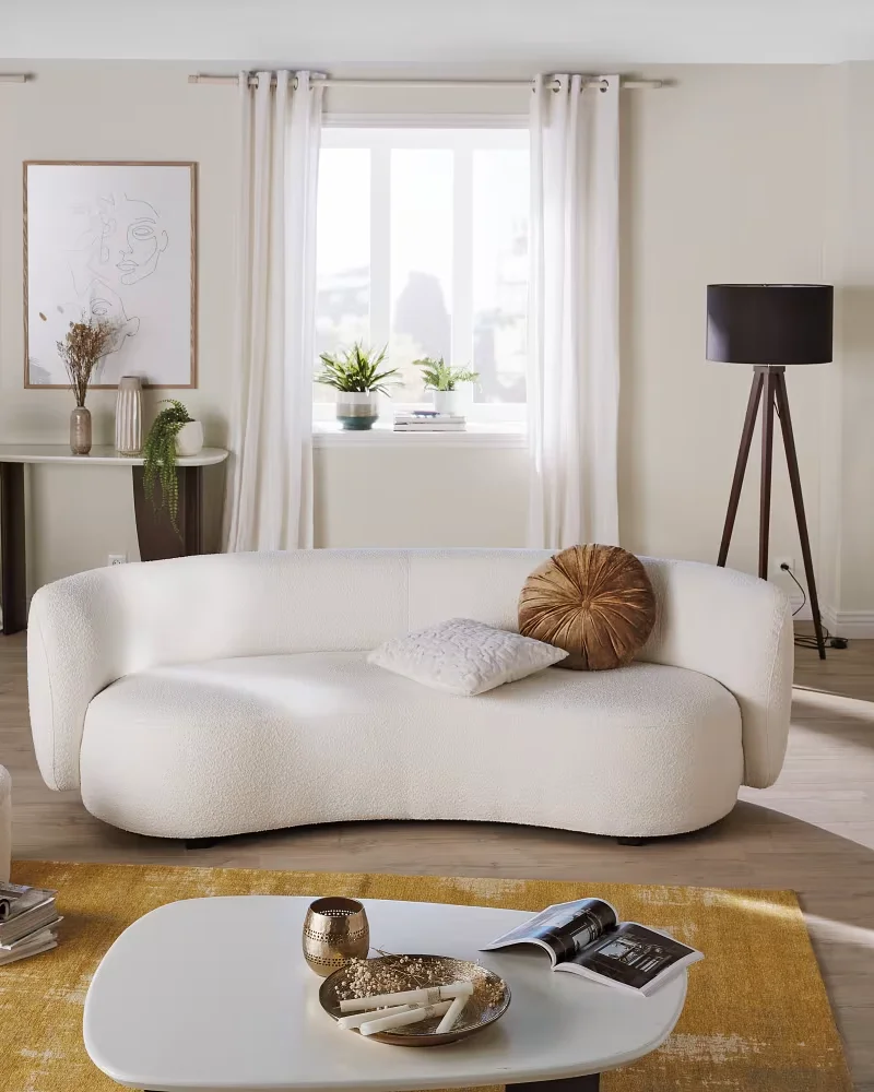 Canapé organique 3/4 places Maisons du Monde