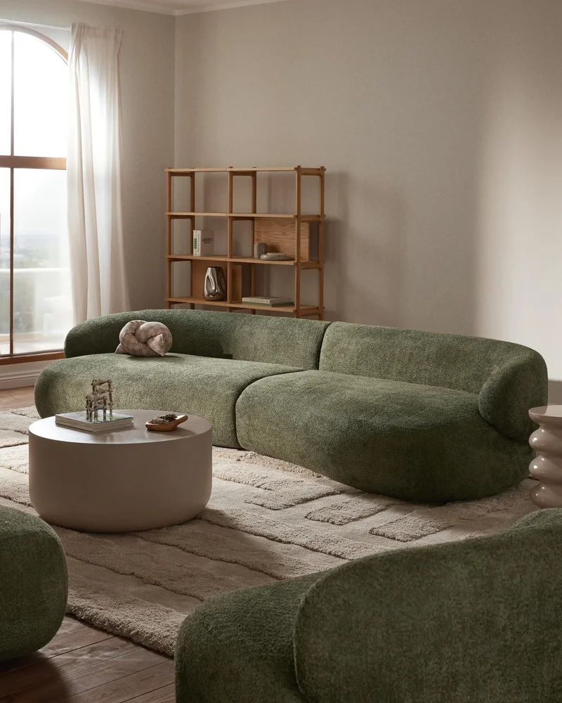 Grand canapé vert kaki Westwing