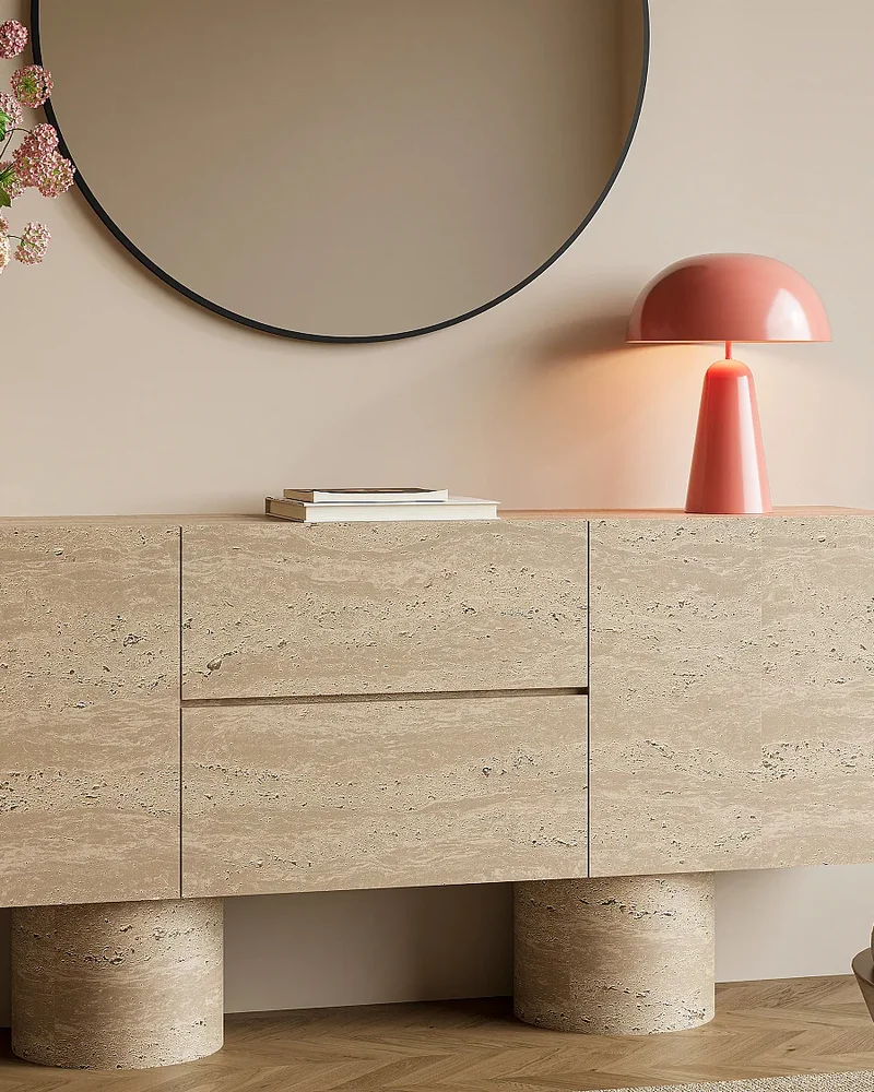 Lampe champignon rose OZAIA