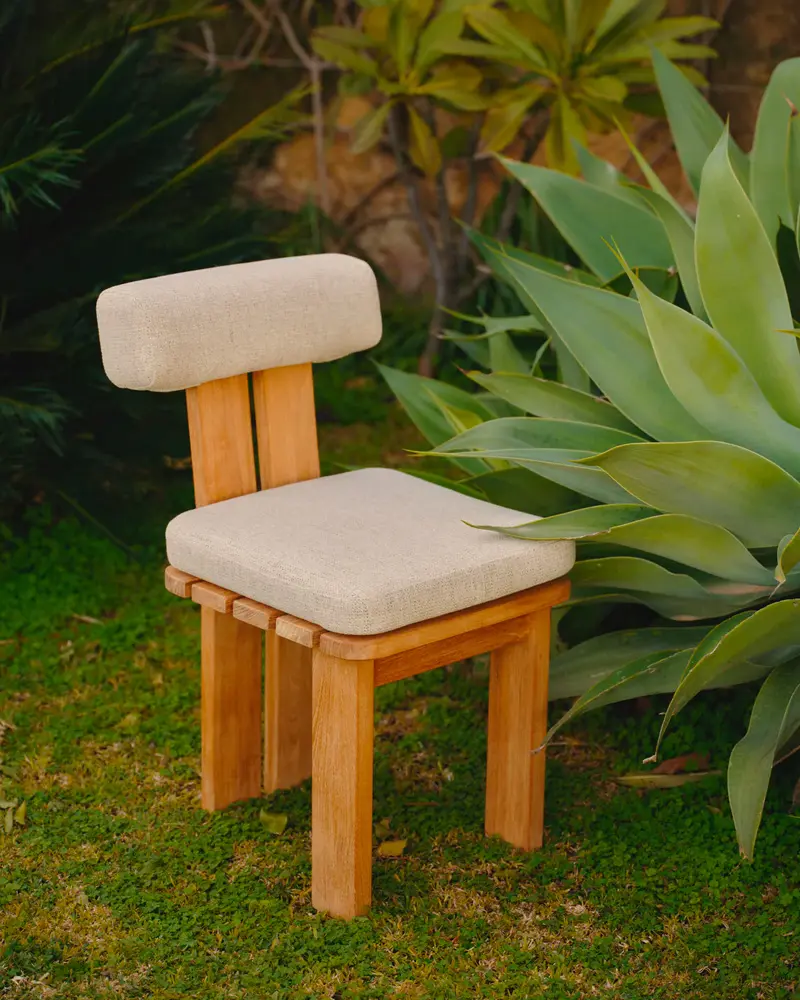 chaise de jardin teck