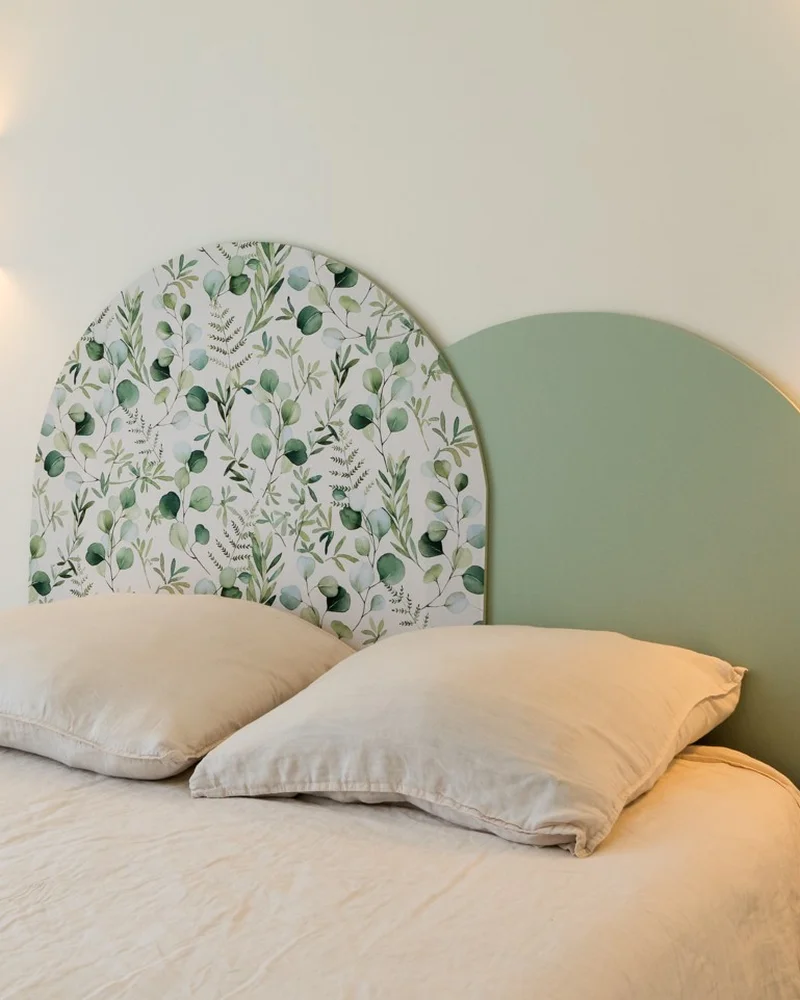 tete de lit diy papier peint