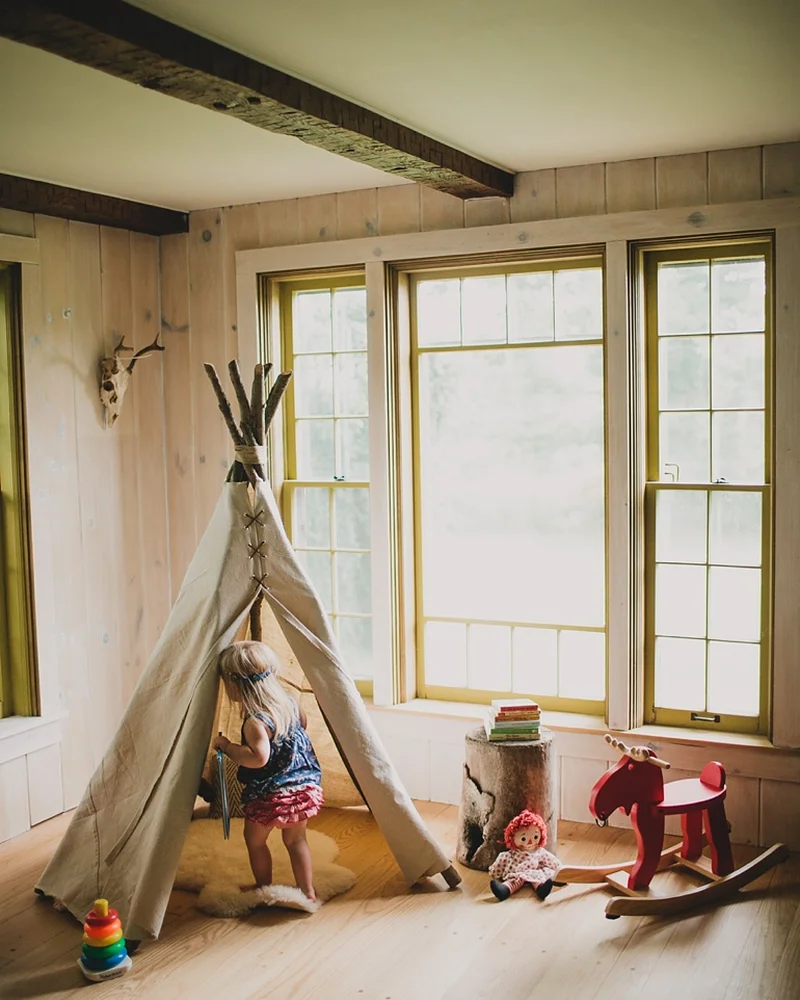 tipi diy branche bois