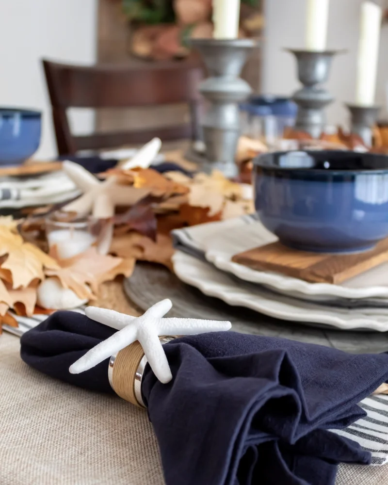 rond de serviette metal bord de mer diy