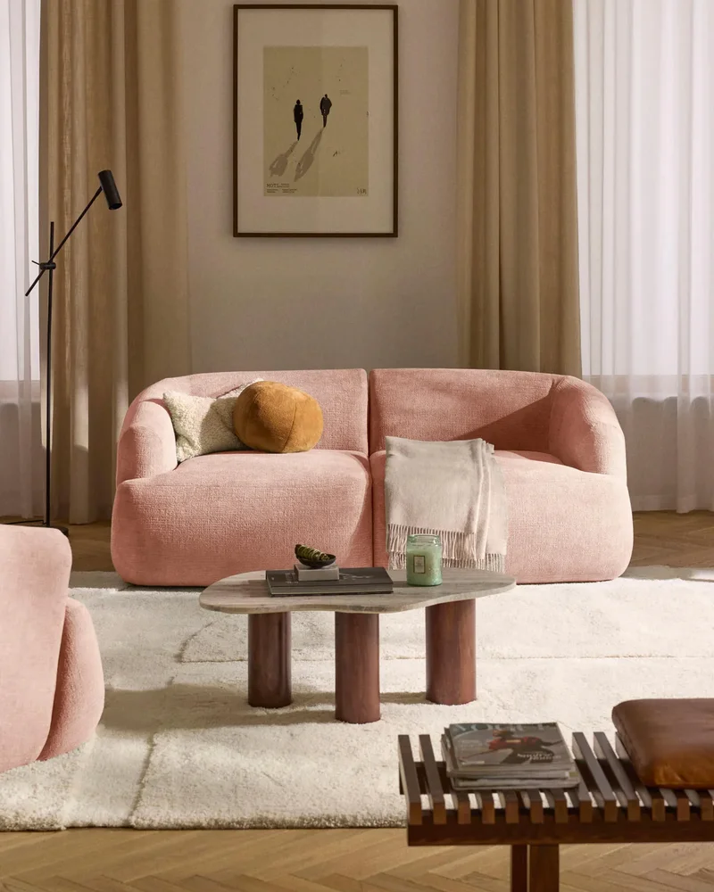 Canapé rose modulable Westwing