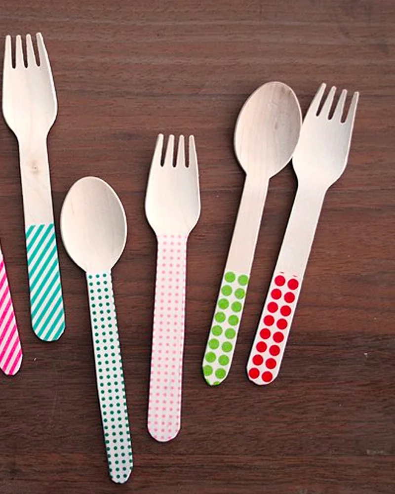 couvert bois diy masking tape