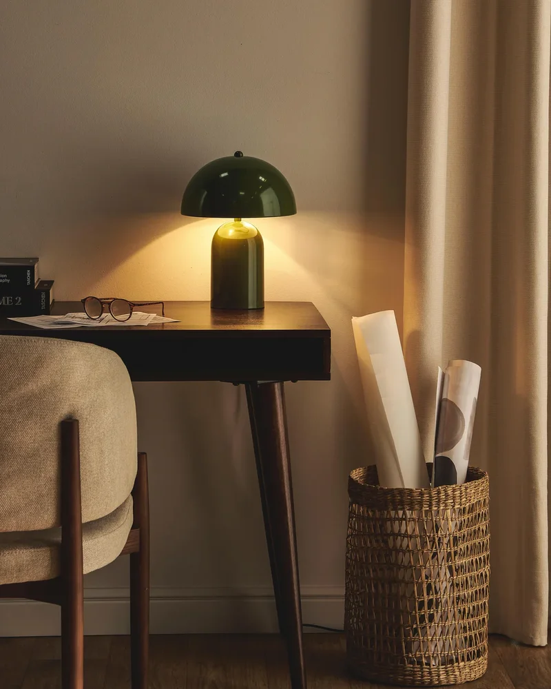 Lampe champignon verte Westwing