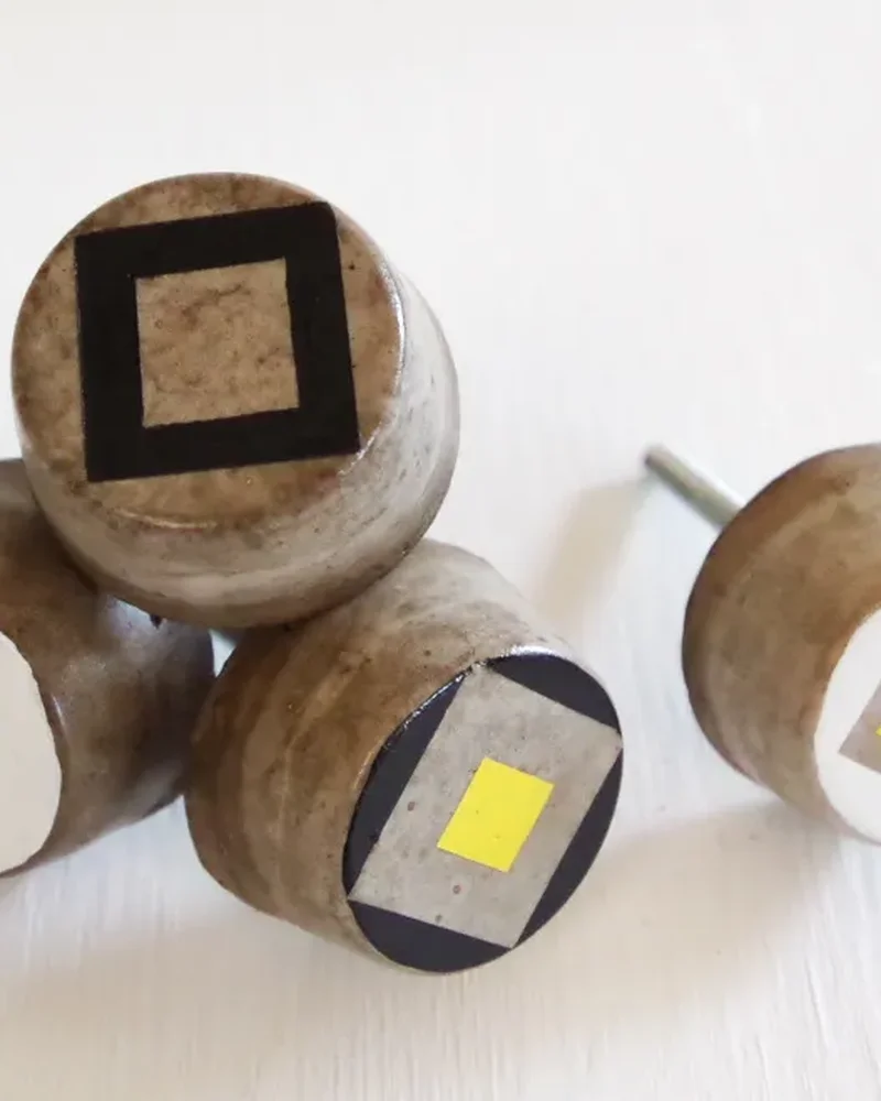 poignee meuble diy beton peint